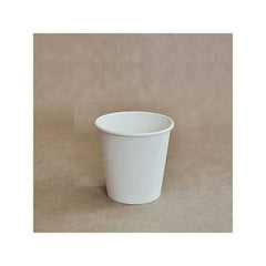 6oz 80mm Single Wall White Paper Cup 1000pcs