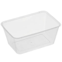 Awesome - Rectangle Plastic Container 1000ml 50pcs