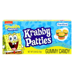 Spongebob Krabby Patties Movie Theater Box 72g * 12 Pack