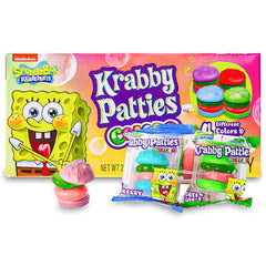 Spongebob Krabby Patties Colors Movie Theater Box 72g * 12 Pack
