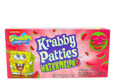 Spongebob Krabby Patties Watermelon Movie Theater Box 72g * 12 Pack