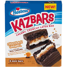 Hostess Chocolate Caramel Kazbars 284g