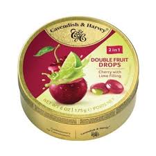Cavendish & Harvey - Cherry & Lime 2in1 Filled Drops 175g
