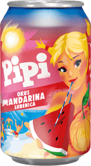 Pipi mandarine & LUBENICA 330ML X 24