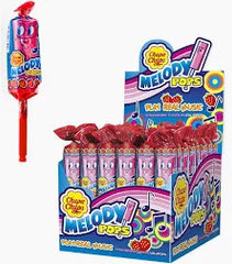 Chupa Chup Melody Pops Strawberry Lollpops 15g * 48 Pack