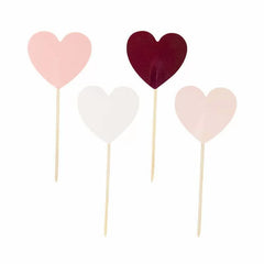 Party Makers - Heart Shape Picks 8pk