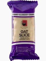 All Natural Bakery Bars Oat Slice - Yoghurt & Blueberry & Cranberry 100g
