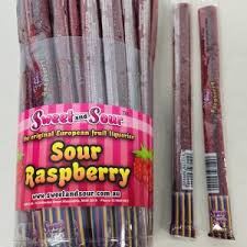 Sweet N Sour Cable Tub - Sour Raspberry 40g * 40 Pack