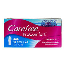 Carefree ProComfort 32 Regular Tampons
