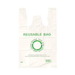 Reusable Plastic Carry Bag - Large