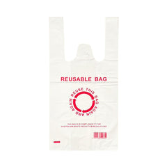 Reusable Plastic Carry Bag - Small