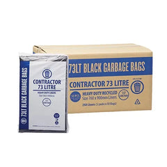 Bundle Contractor - Garbage Bags - Heavy Duty Bag Liners 73L 5x50pcs