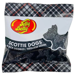 Jelly Belly Black Licorice Scottie Dogs 78g *12 Pack