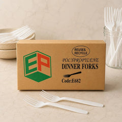 White Premium Flared Fork 1000pcs