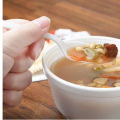 White Premium Flared Spoon 1000pcs