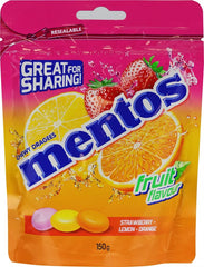 MENTOS FRUIT SHARE BAG 150G*7