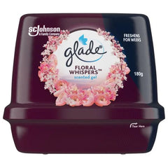 GLADE 180g AIR FRESHENER SCENTED GEL FLORAL WHISPERS