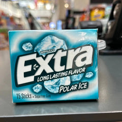 Wrigley's - Extra - Polar Ice Chewing Gum 15 Sticks x 10 Pack