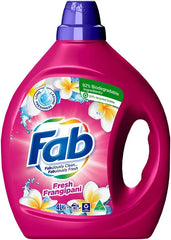 FAB 4L LAUNDRY LIQUID FRONT & TOP LOADER FRESH FRANGIPANI