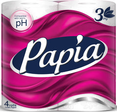 Papia 3ply Toilet Paper 24 Rolls