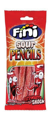 STRWBRRY SOUR PENCILS 100G*16