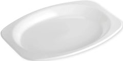 Festive - Premium Plastic Oval Plate Large White 245 x 330mm