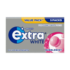 Wrigley's - Extra - White Bubble Mint Chewing Gum 14g x 10 pcs