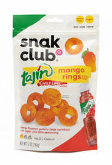 Snak Club Tajin Chilli and Lime Mango Rings 142G * 6 Bags