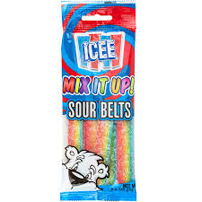 Icee Mix it up Sour Belts 75g * 20 Pack
