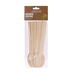 Lemon & Lime - Wooden Spoons 12pk