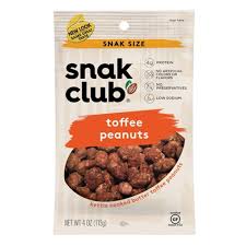 Snak Club Toffee Peanuts 213g * 6 Bags