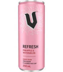 V refresh pineapple watermelon 250ml x24 can