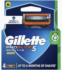 Gillette Fusion Proglide 5 Power Razor Blades 4 Pack