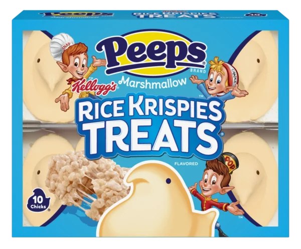 Peeps Rice Krispies Treats Marshmallow Chicks 5 Pieces 42g