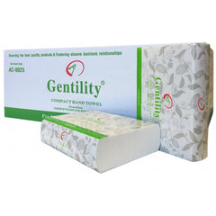 Gentility Compact Hand Towel 1ply 20 x 120 sheets