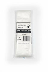 Huhtamaki - Hdpe Cutlery Bag 275 x 75 + 25mm 500pcs