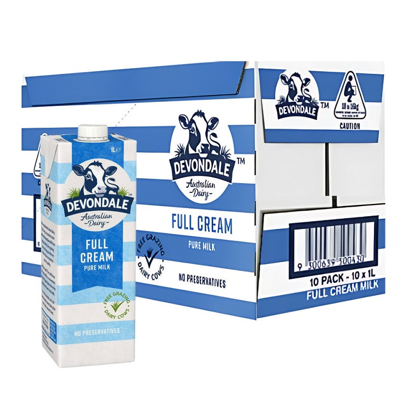 Bundle Devondale - Long Life Full Cream Milk - 1Lx10
