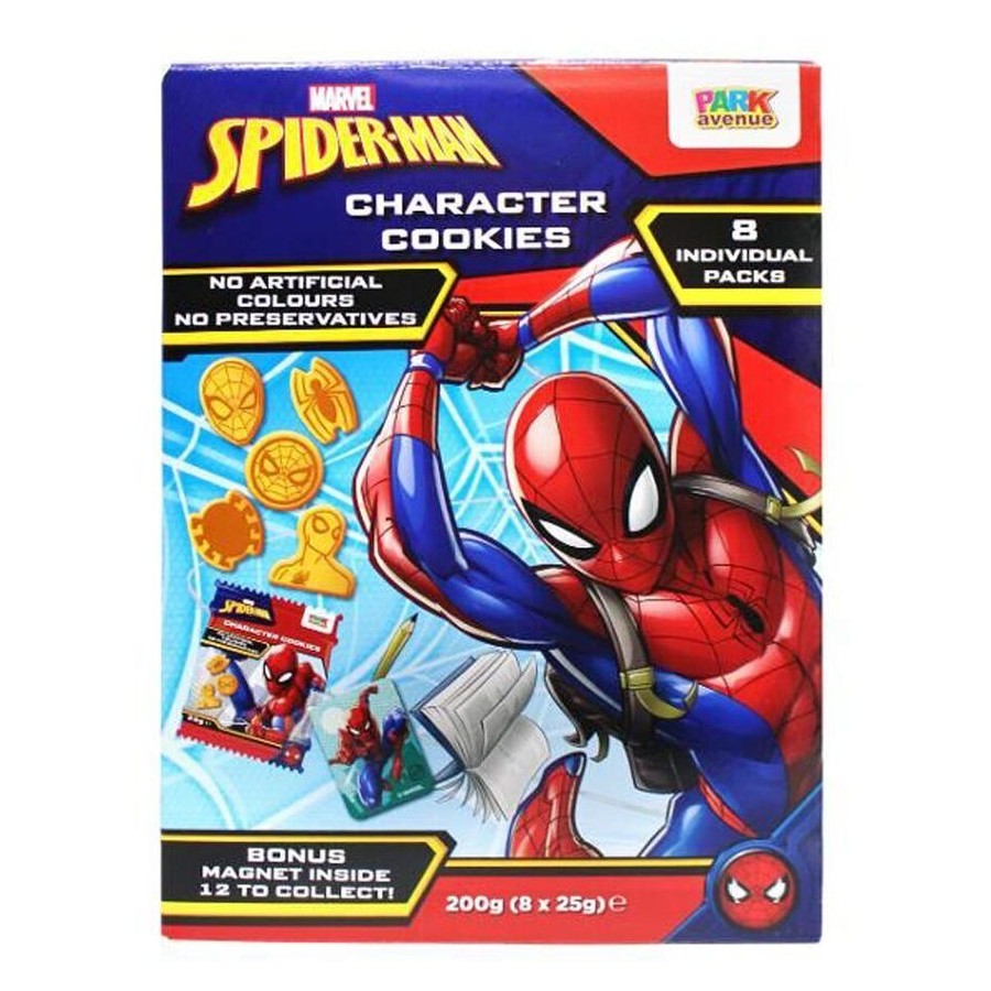 Spider Man Character Cookies Biscuits Box 25g * 8 Pack