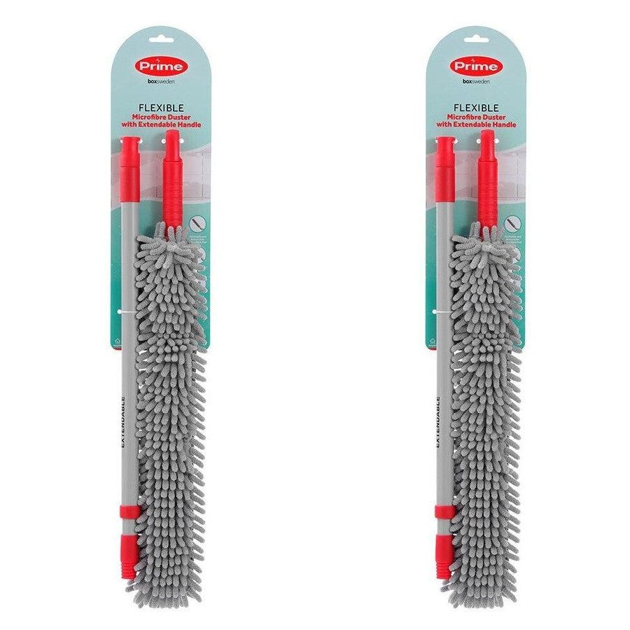 Prime Flexible Microfibre Duster With Extendable Handle