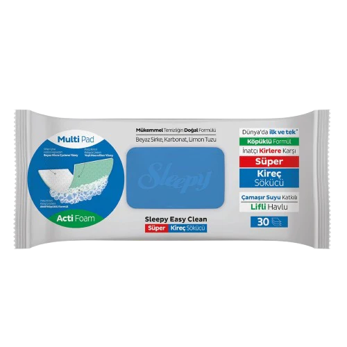 Sleepy Easy Clean Limescale Remover Wet Wipes 30pcs
