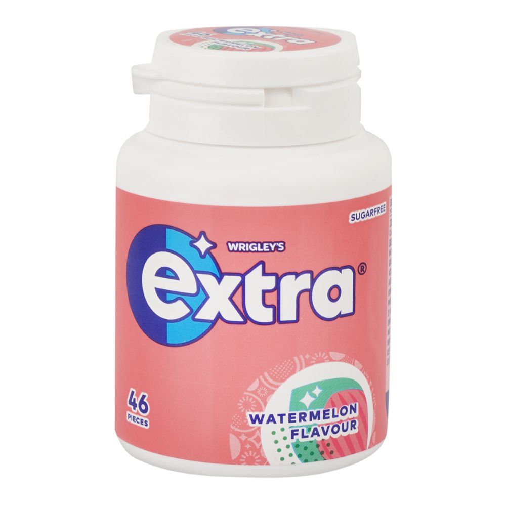 Wrigley's - Extra - Watermelon Chewing Gum Bottle 46g x 6 Pack