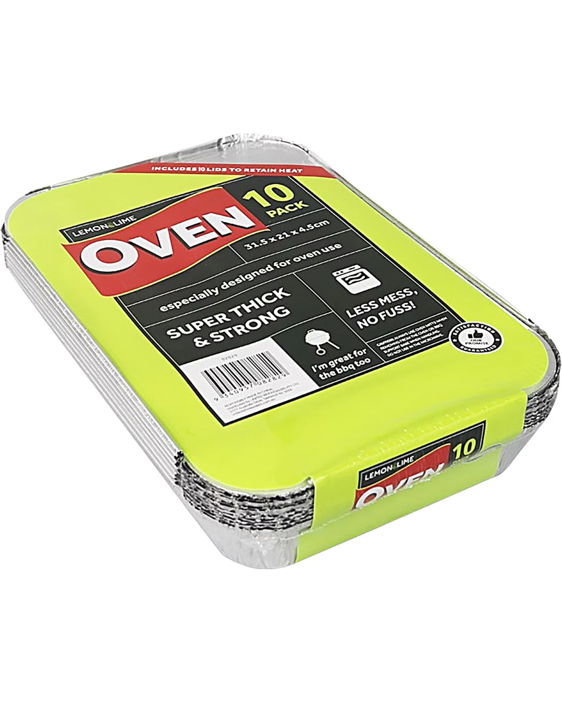 Lemon & Lime - Oven Foil Tray 31.5X21X4.5 6pk