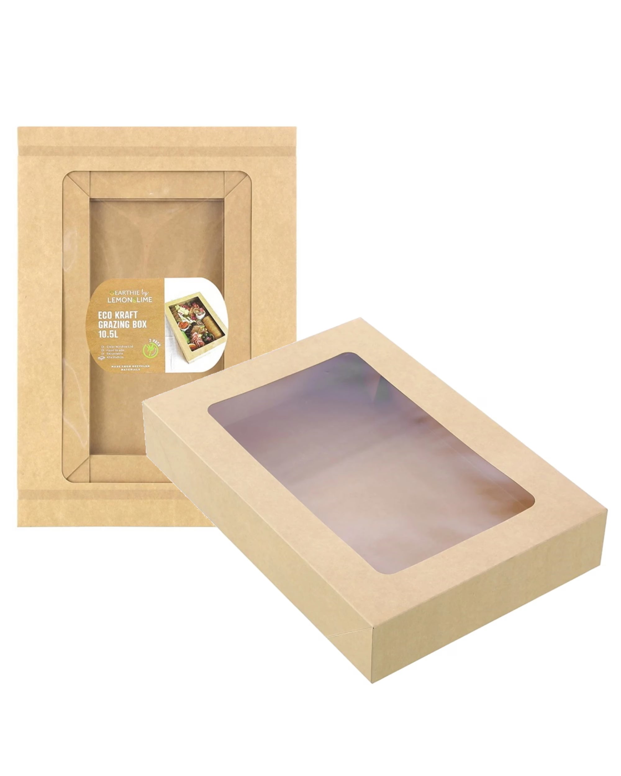 Lemon & Lime - Earthie - Eco Kraft Grazing Box 10.5L 2pk