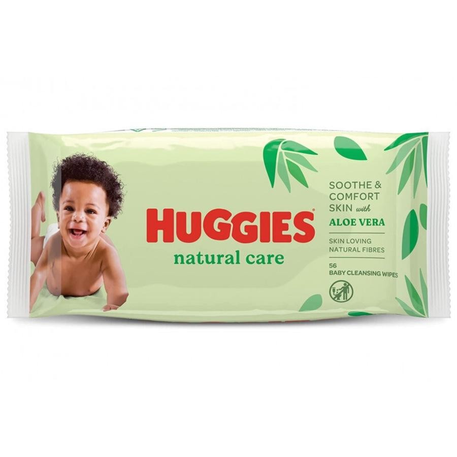 Huggies Natural Care 56 Baby Wipes