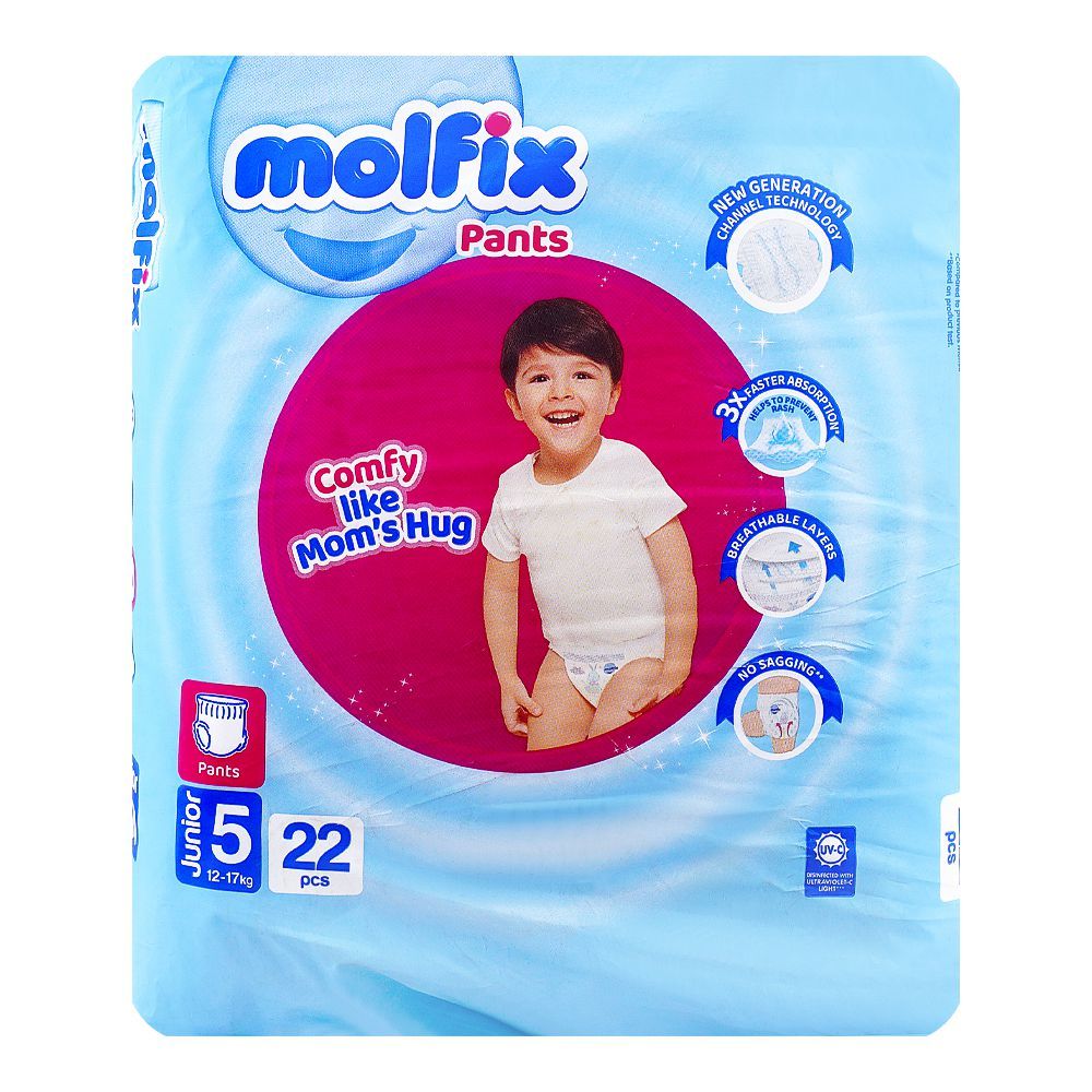 Molfix - Pant 5 Junior 11-18 kgs - 22 pcs