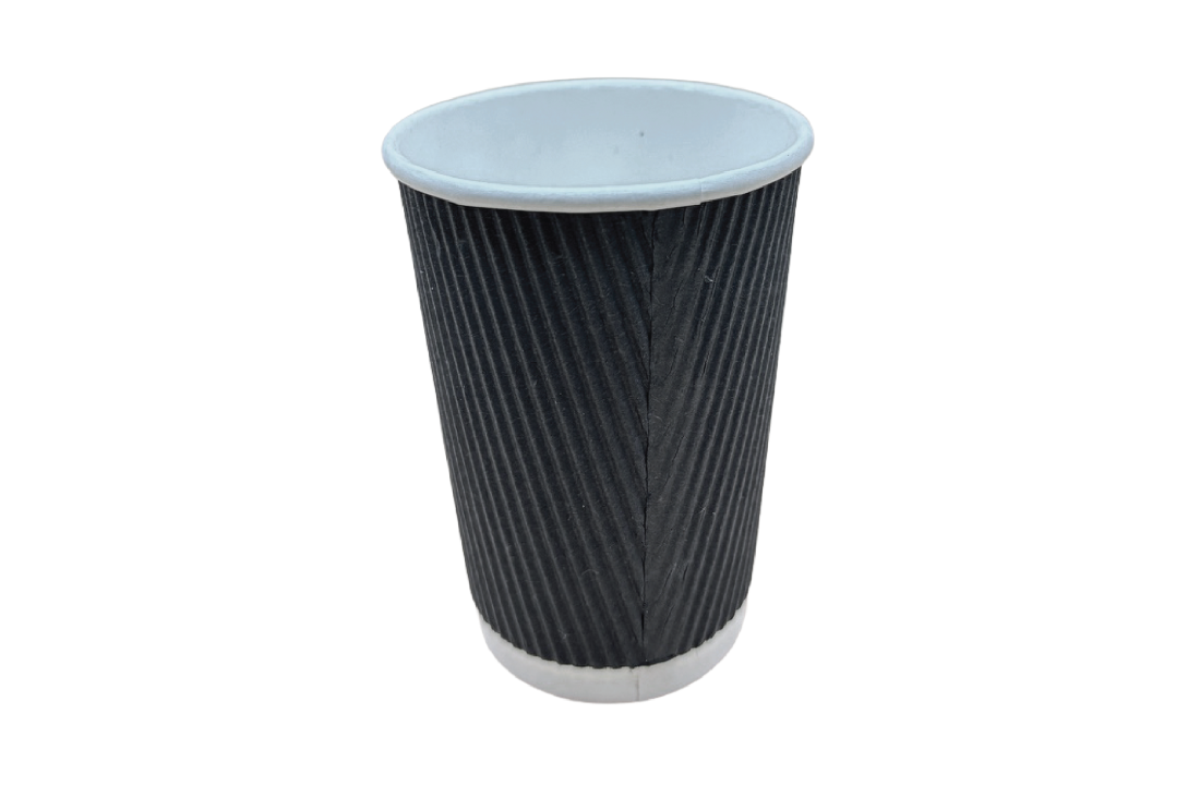 Forest Packaging 16oz Black Coffee Cups 1000pcs