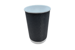 Forest Packaging 16oz Black Coffee Cups 1000pcs