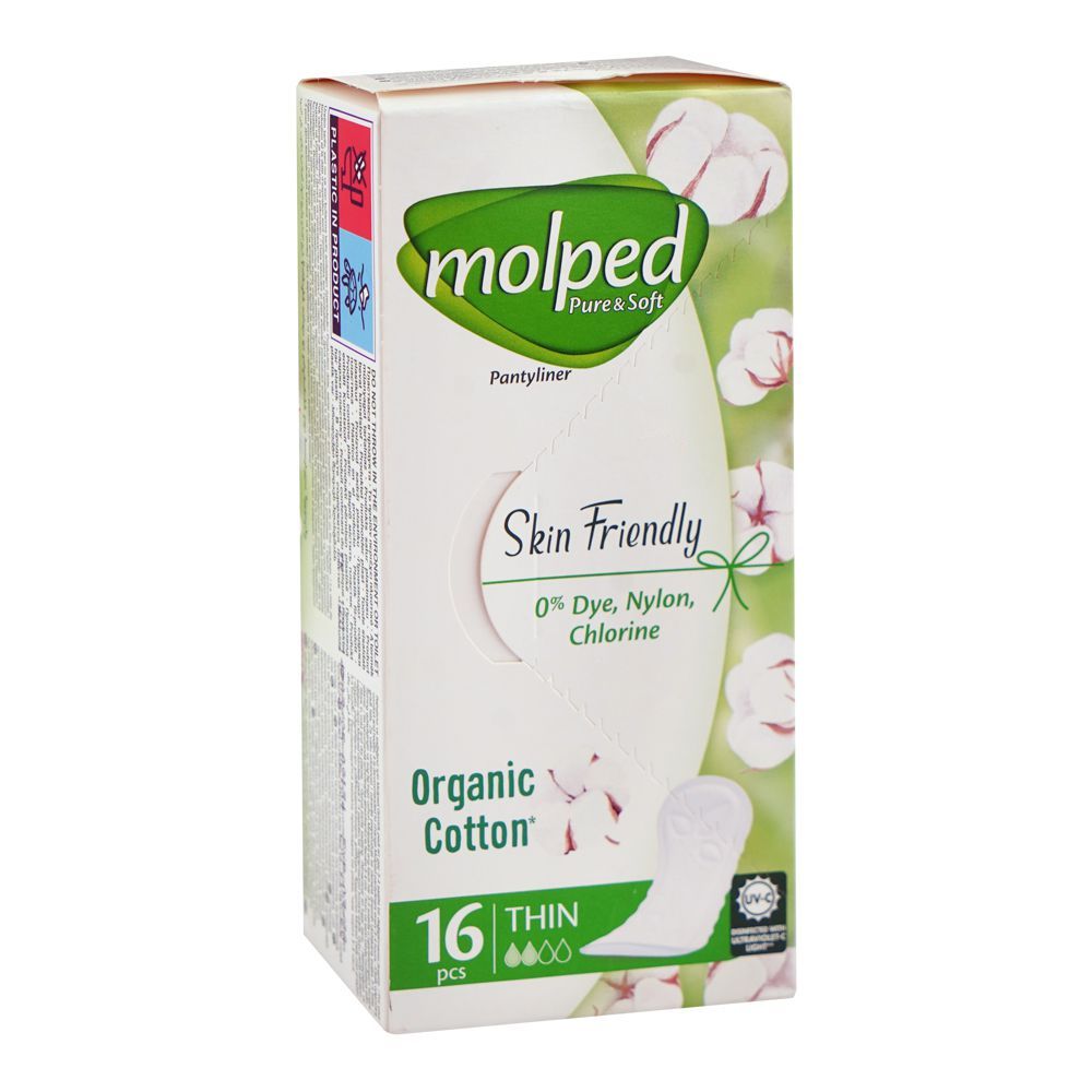 Molped - Skin Friendly Pantliners - 16 pcs