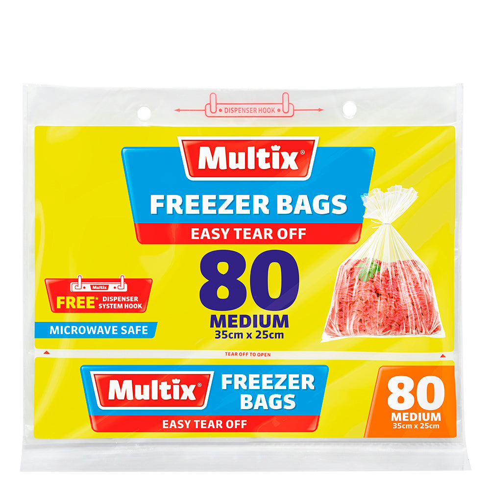 Multix - Freezer Bags Easy Tear off 35x25cm 80 Pcs