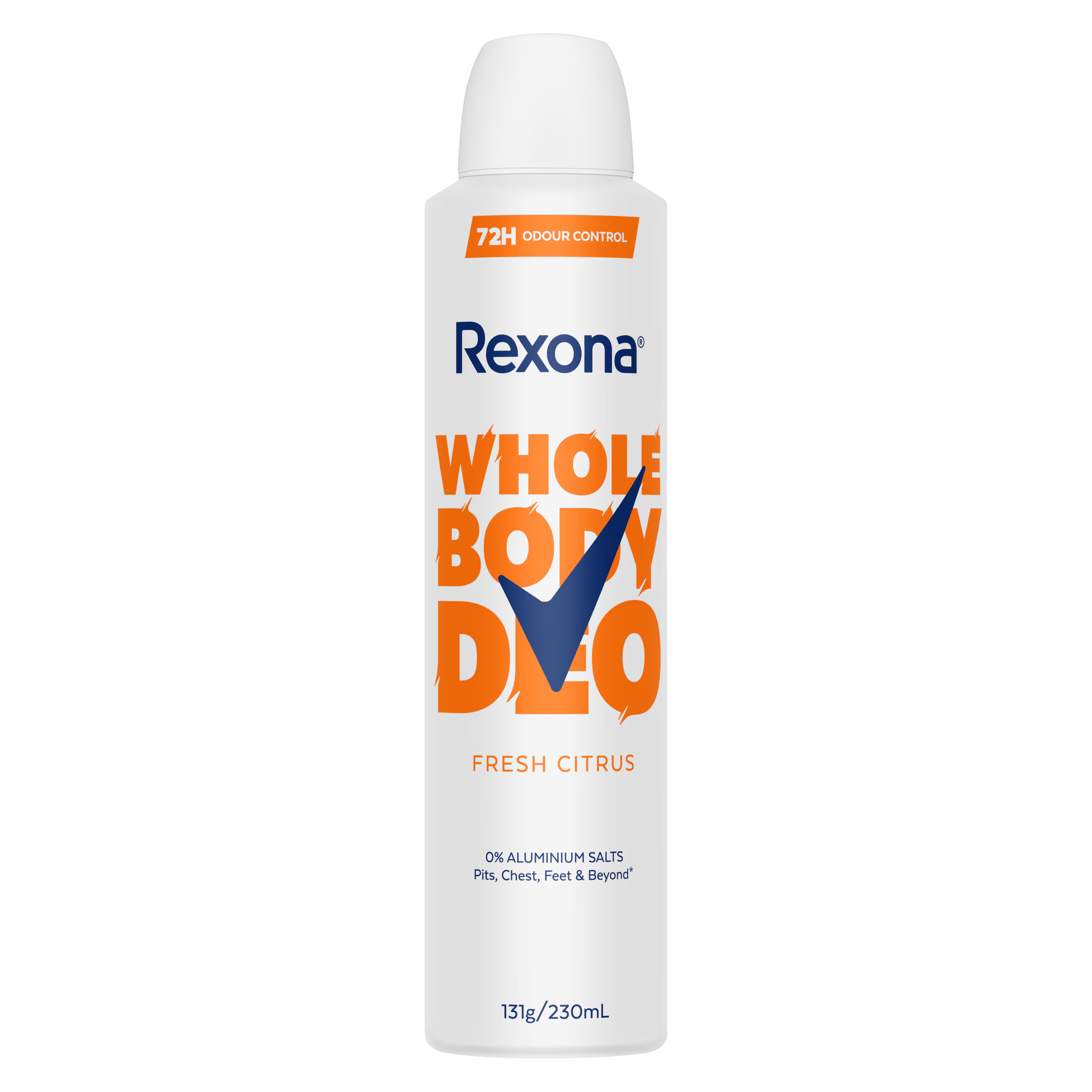 REXONA 131g / 230mL DEODORANT ODOUR PROTECTION FRESH CITRUS WHOLE BODY